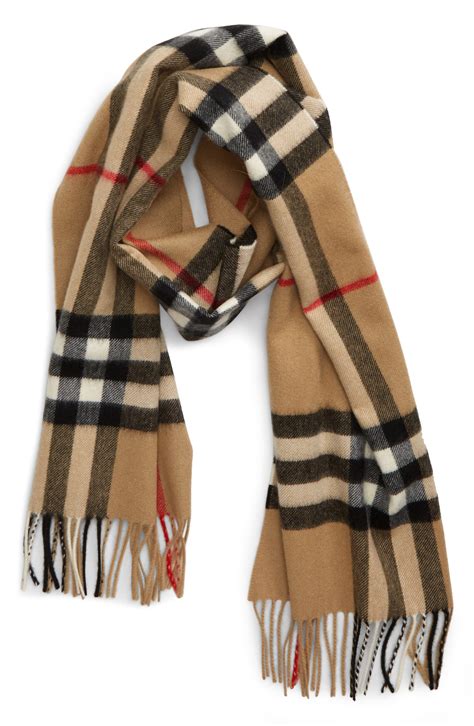 burberry check cashmere scarf wide|burberry cashmere check scarf beige.